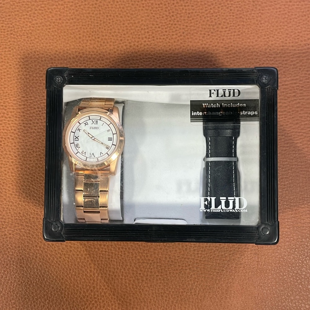 Flud - Womens Watch, color rose gold.